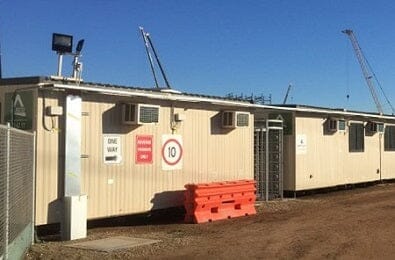 Installation of temporary buildings