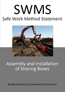 Installation of Shoring Boxes SWMS