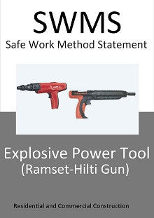 Explosive Power Tools (Powdered Actuated Tools) - SWMS