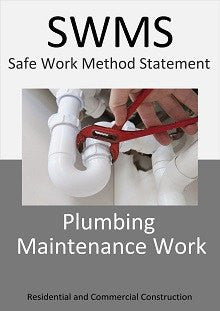 Plumbing Maintenance Work - SWMS