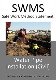 Water Pipe Installation (Civil) SWMS