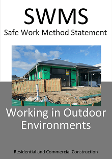 Working in Outdoor Environments SWMS - Construction Safety Wise